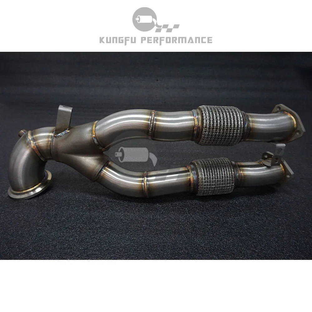 Kungfu Performance Evo2 Ea855 Cast Decat Downpipe Per Au Di Rs3 8V 2.5 Tfsi Ttrs 8S 367Ps Qua Ttro 2017 +