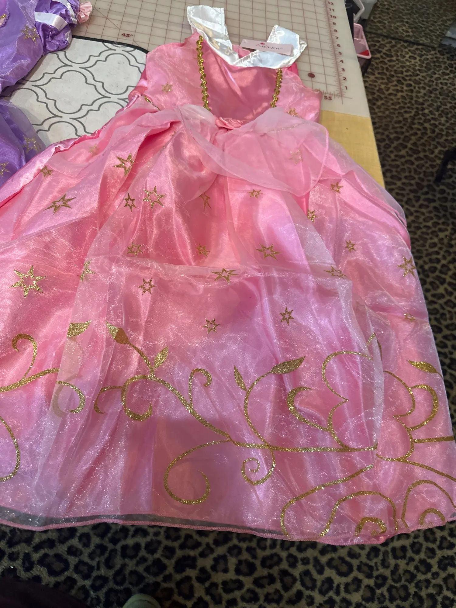 Girls Princess Dress Kids Cinderella Snow White Aurora Sofia Rapunzel Cinderella Halloween Costume Children Birthday Party Dress photo review