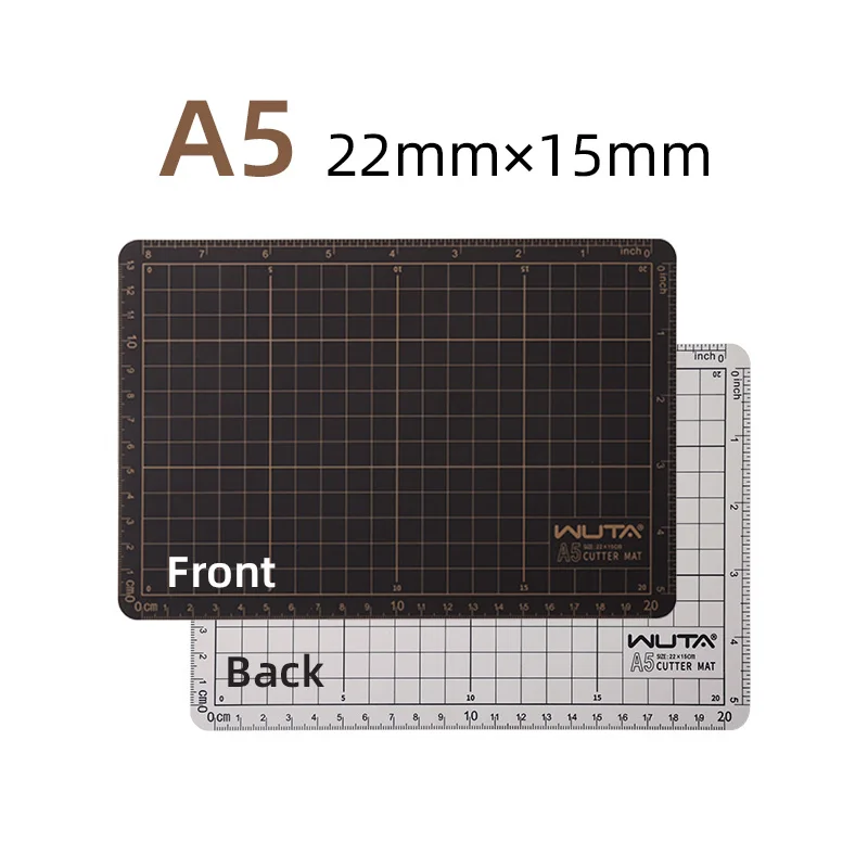 WUTA Premium Self-Healing Fabric and Leather Cutting Mat - Double-Sided Craft Tool Set