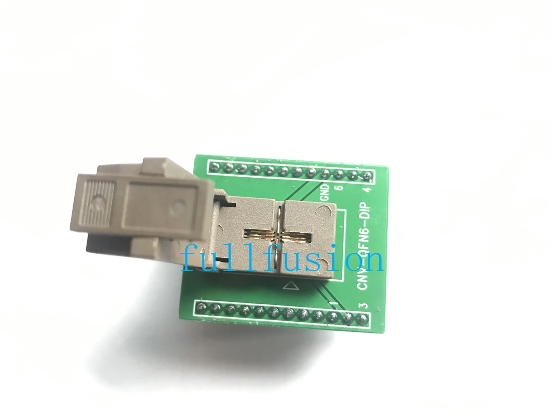 QFN6-DIP α׷  DFN6 0.65mm ġ IC ü ũ 2x2mm Burn In Socket