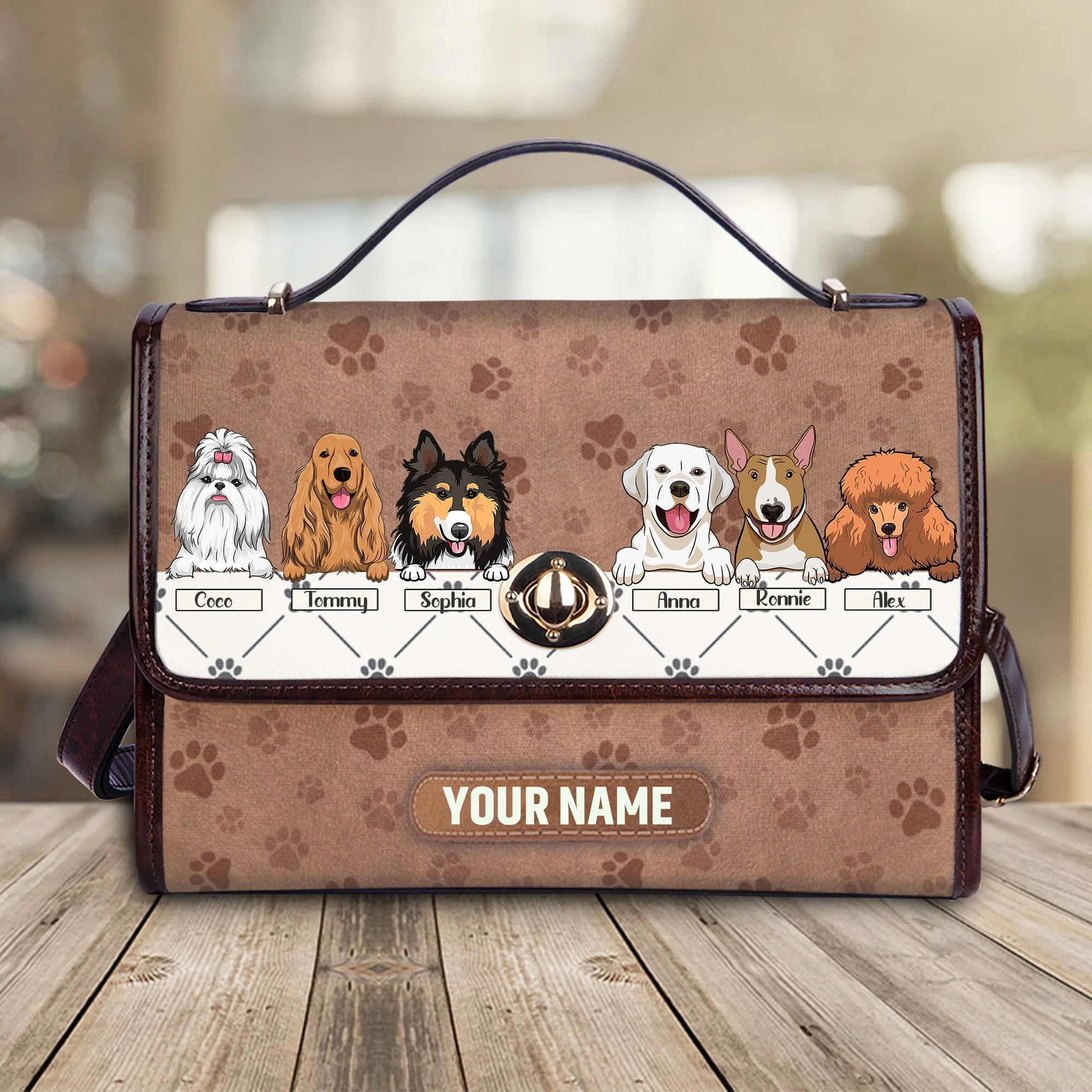 Cywgift Bolso de lona con personalizada para perro, Cartera de cuero largo, diseñador, réplica de lujo, 2022| | - AliExpress