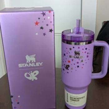 Stanley Quencher H2.0 Tumbler with Handle and Straw 40 oz | Flowstate 3-Position Lid | Cup Holder Compatible for Travel |