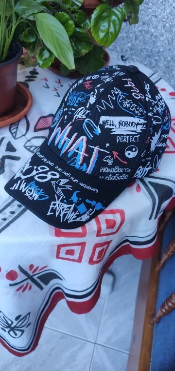 Unisex Letter Printing Snapback Baseball Caps photo review