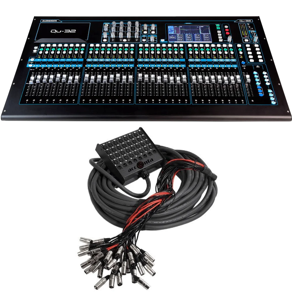 Vendite Calde Su Allen & Heath Qu-32 32 Canali 38 In 28 Out Mixer Digitale Disponibile
