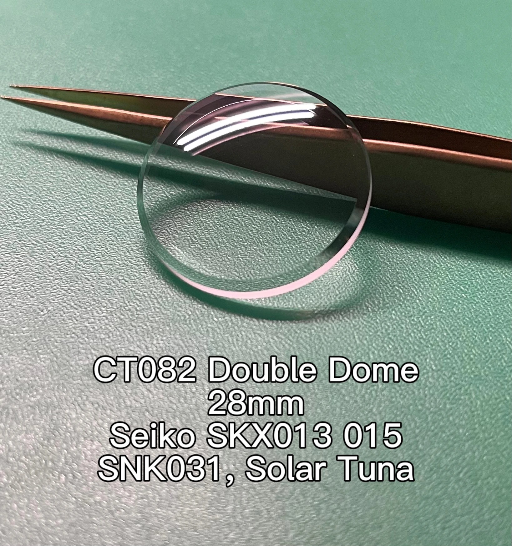 Ct082-Cristallo Di Zaffiro A Doppia Cupola-Skx013 5 Mod Di Ricambio Solare Per Tonno Sportivo