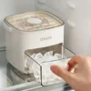 48-compartment Easy Salad Utensils-top Ice Cube Machine - Large Capacity Double-layer Design, Food-grade Plastic Freezer Storage 1
