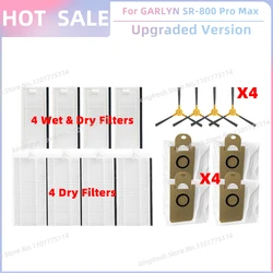 Universal Vacuum Parts Kit: Side Brush, HEPA Filter, Mop Cloth, Dust Bag (SET N)