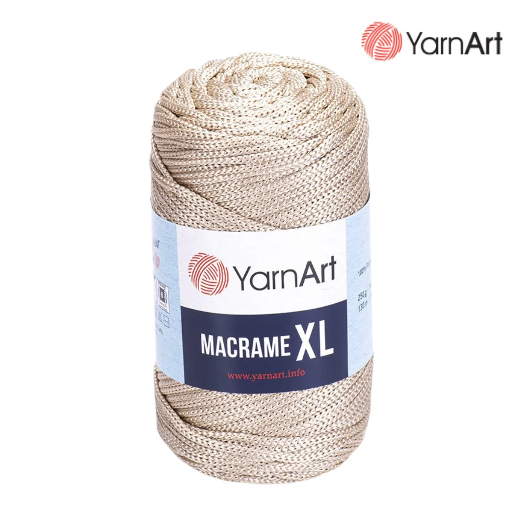 Yarnart Macrame Cord 3 mm - Macrame Cord Beige - 768