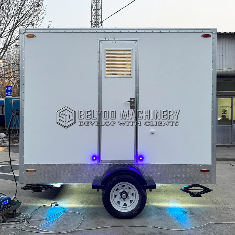 Remorque de Toilette VIP Portable et Moderne en Acier, Accessoire