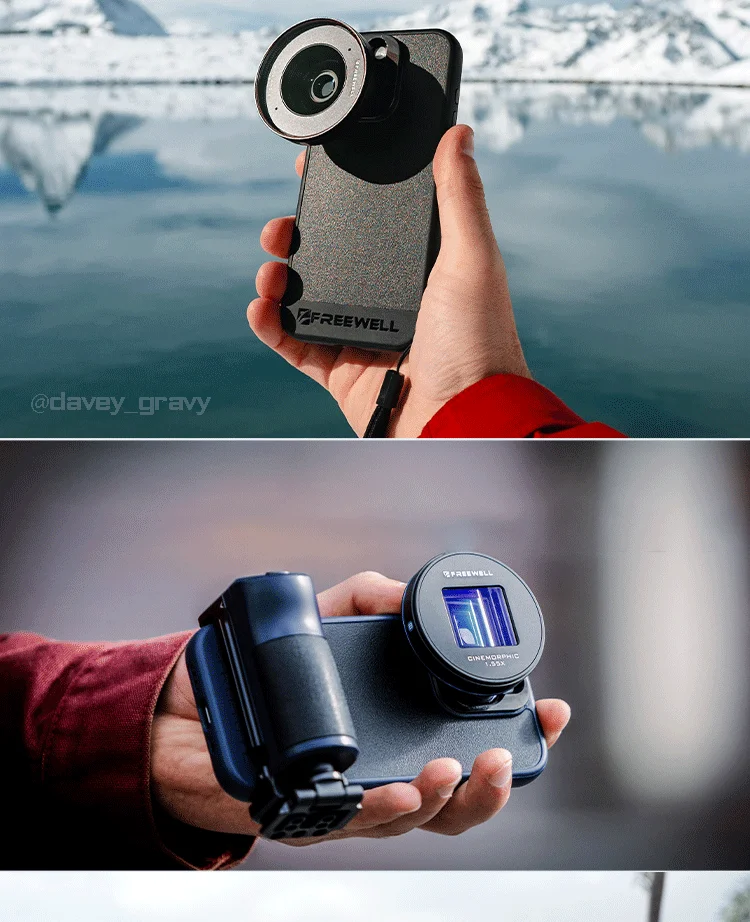 Freewell Sherpa F-Mount Phone Case Compatible iPhone 14/15 Pro & Pro Max Support