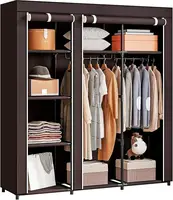**51-Inch Portable Fabric Wardrobe Closet** 1