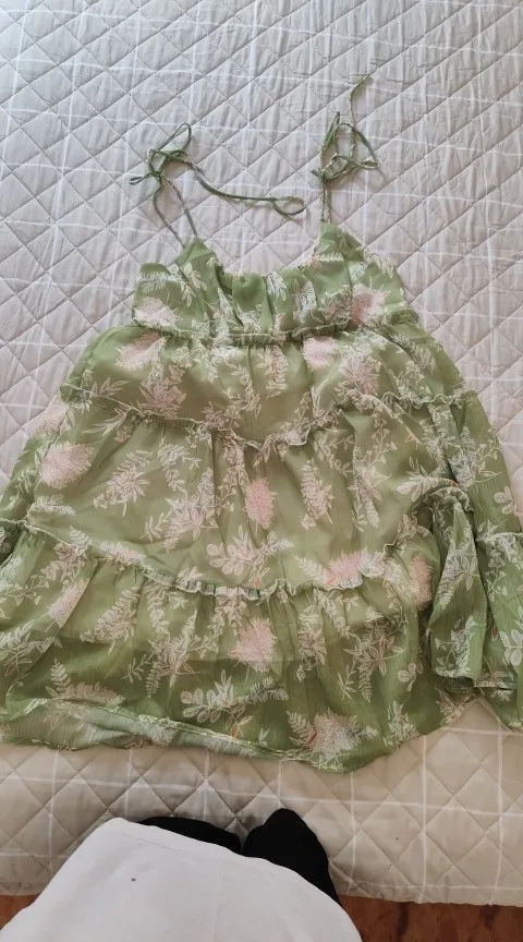 Women's Floral Spaghetti Strap Summer Dress photo review