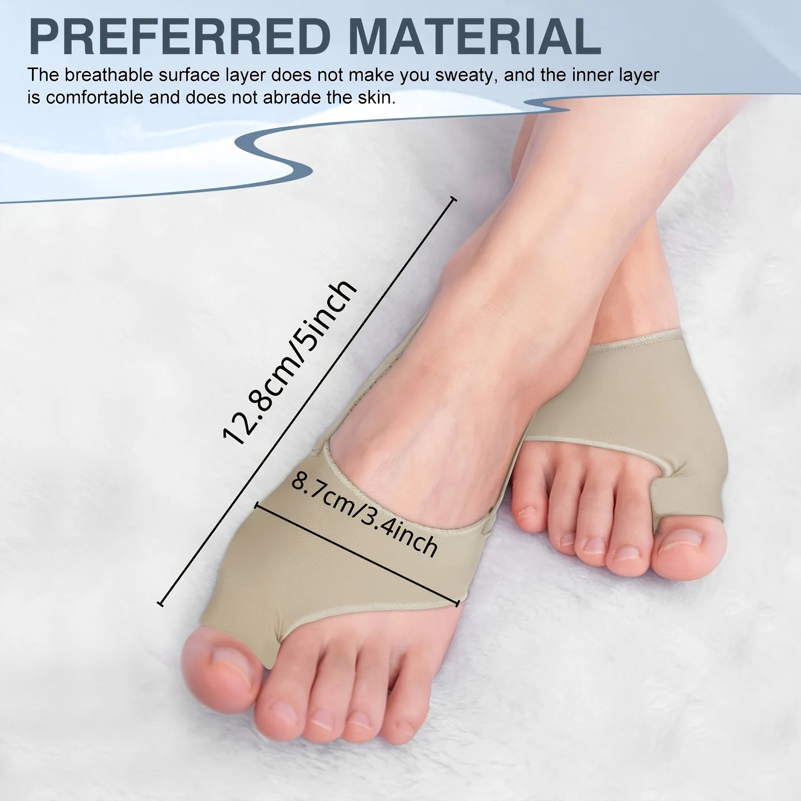 Tech Love Bunion Corrector For Women Men Big Toe 1 Pair, Adjustable Bunion Splint With 2 Angle Bar, Pads