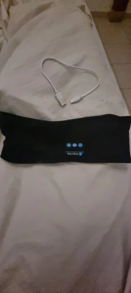 Original Wireless Bluetooth Headset Sports Sleep Headband Eye Mask photo review