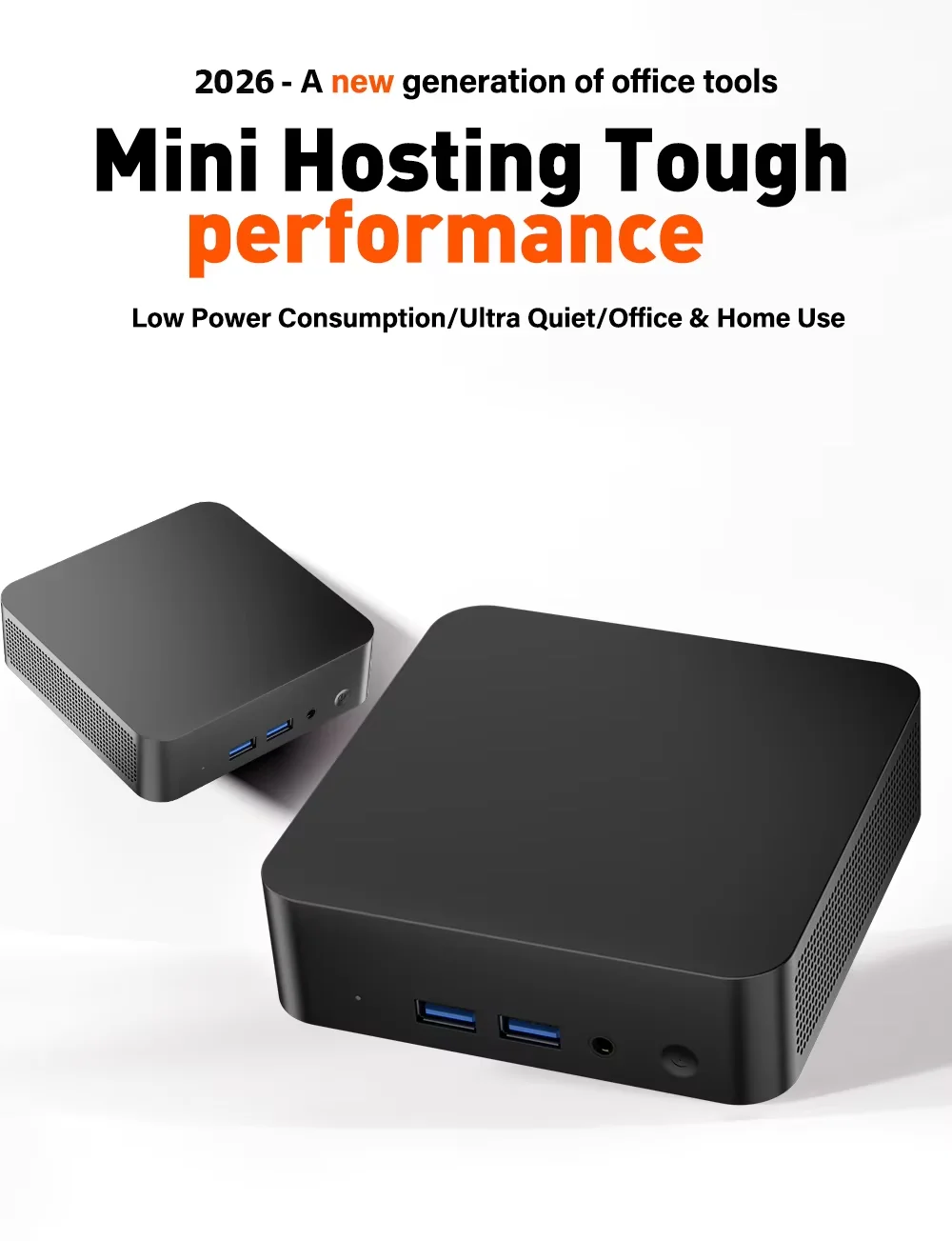 2026 Portable Intel Core i9 8950HK / i3-6100U Mini PC Computer Windows 11 16GB DDR4 RAM 512GB 1TB SSD Gaming Computer WiFi 6 BT5.2 USB3.0 1080P Mini Desktop PC - immagine 2