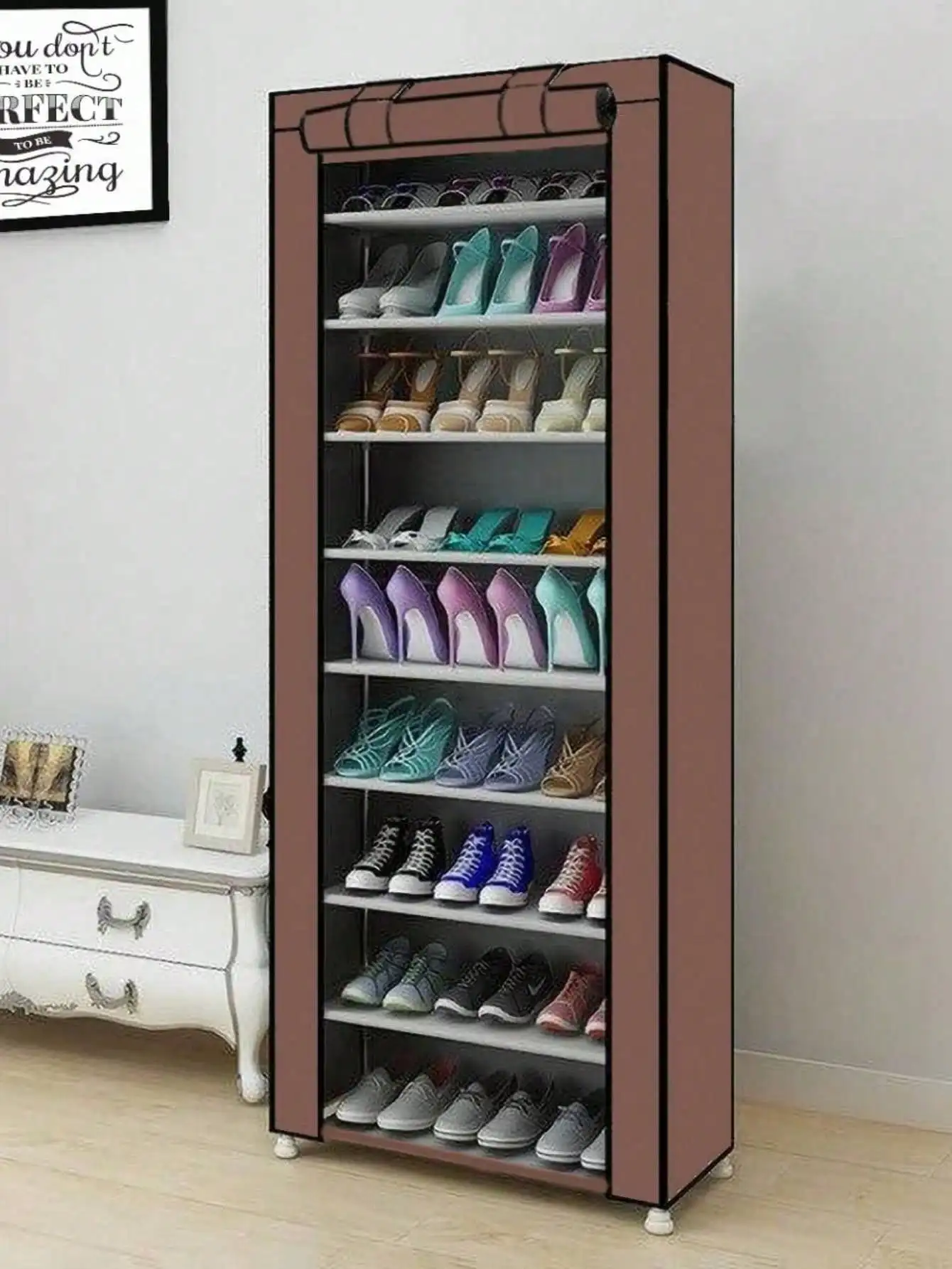 Shoe Organizer 9 shelves dust organizer organizer