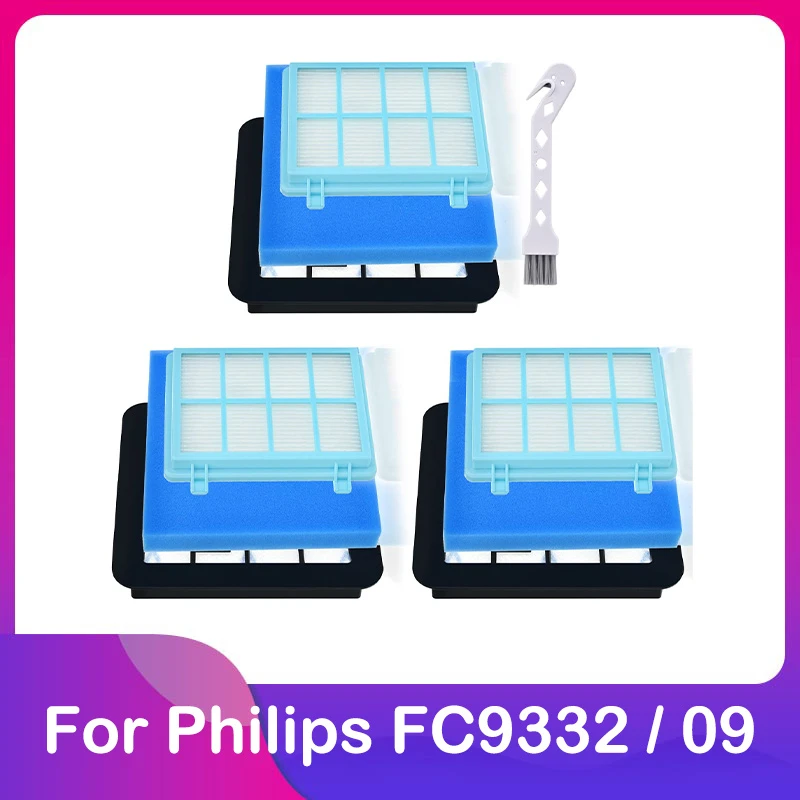 2er-Pack Filter Set ersatz für Philips PowerPro Compact