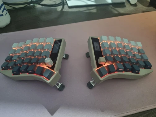 Sofle Split Keyboard Kit Dual Mode Wired Bluetooth Wireless Split