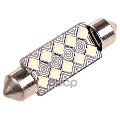Автолампа Диод T11(C5w) 12v 10smd Диодов 41мм 1-Конт Обманка Белая Skyway Салон, Номер Skyway арт. S08201401