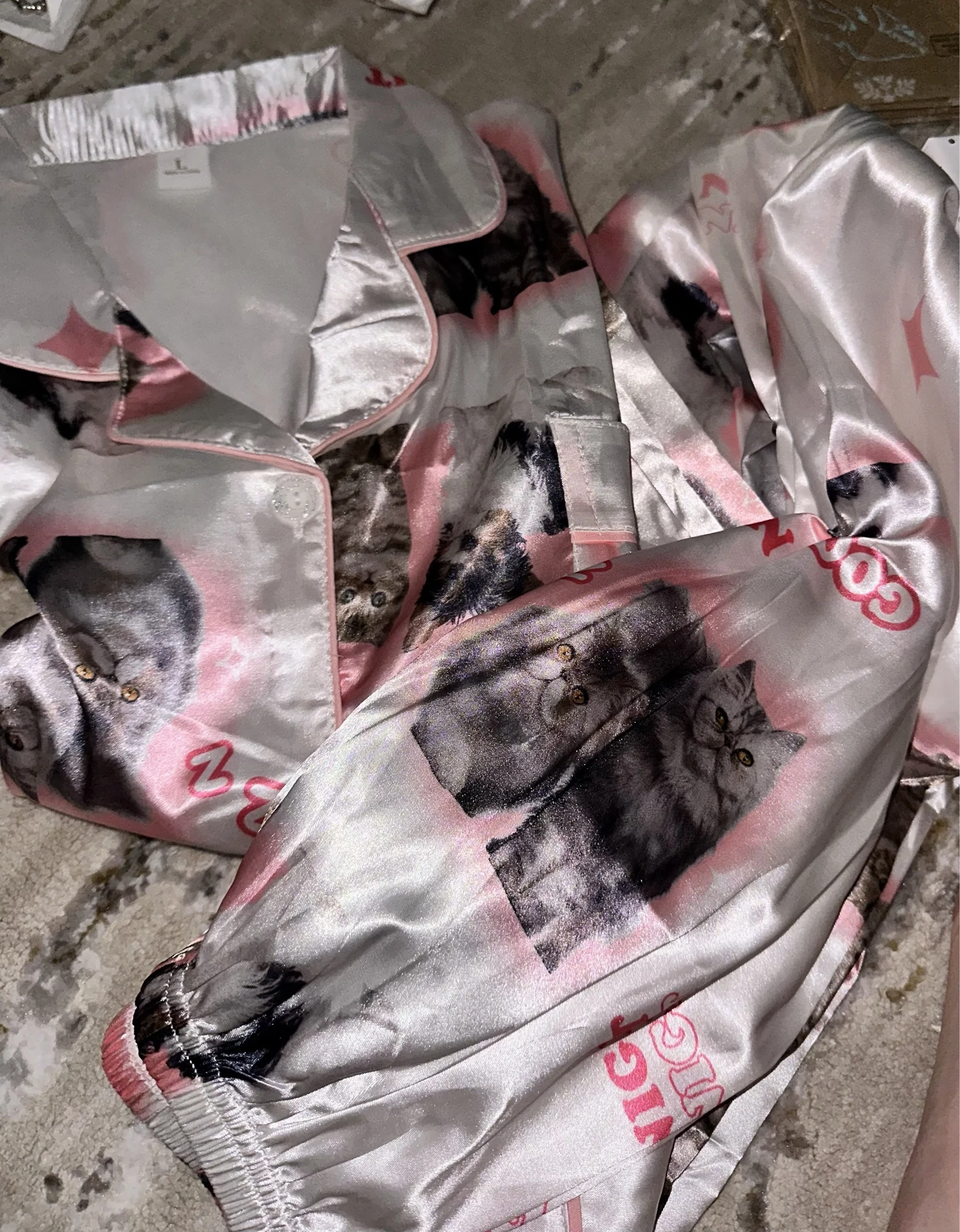 Kawaii Kitten Pajamas, customer photo