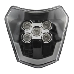 LED Motorcycle Headlight Plate Fairing for Enduro and Dirt Bikes (Wick)