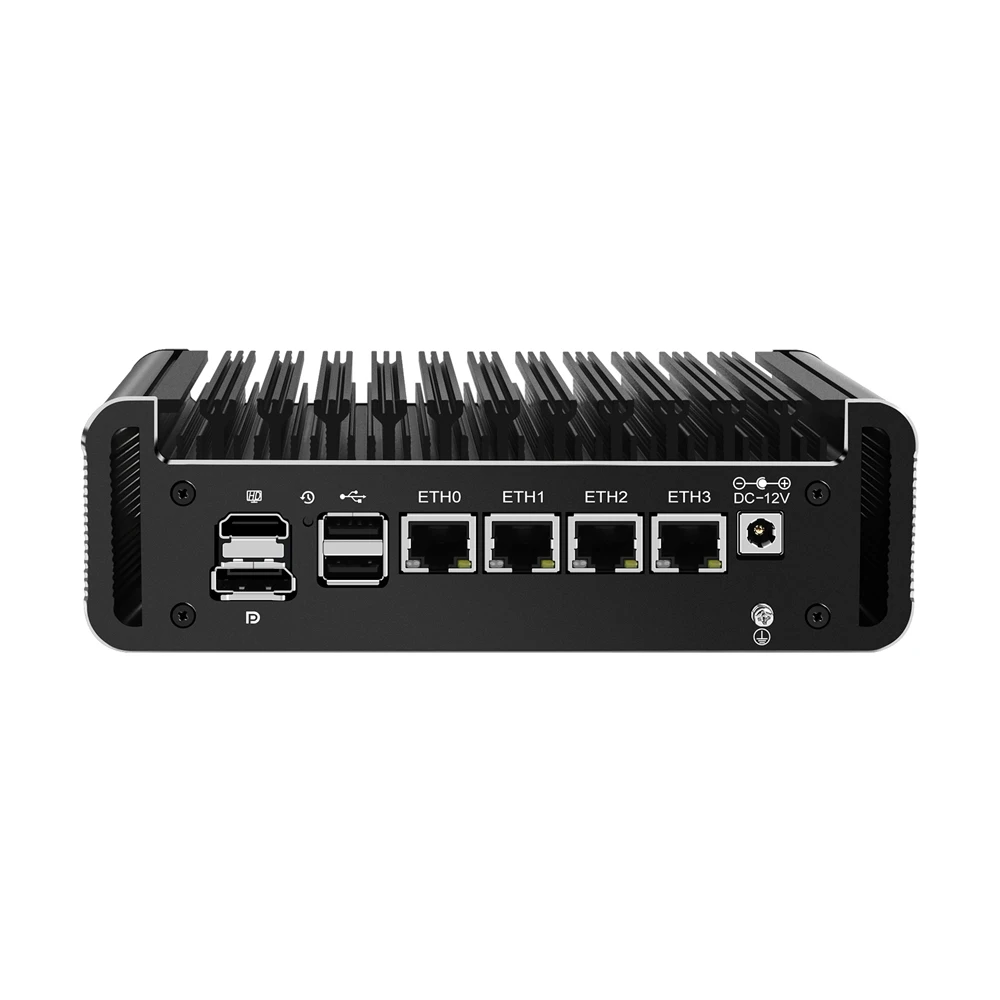 Micro Firewall Appliance,Mini Pc,Router Pc, J6412/J6413,Rj26,Pfsense Plus,Mikrotik, 4Xintel 2.5Gbe I226-V,Hd,Dp,Usb3.2,Type-C,Tf
