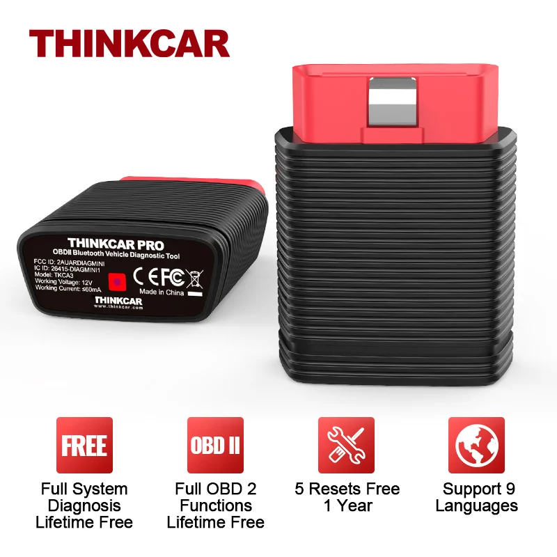 Автомобильный сканер THINKCAR Pro VIN для автомобильного масла SAS IMMO и т. д. инжектор Obd2