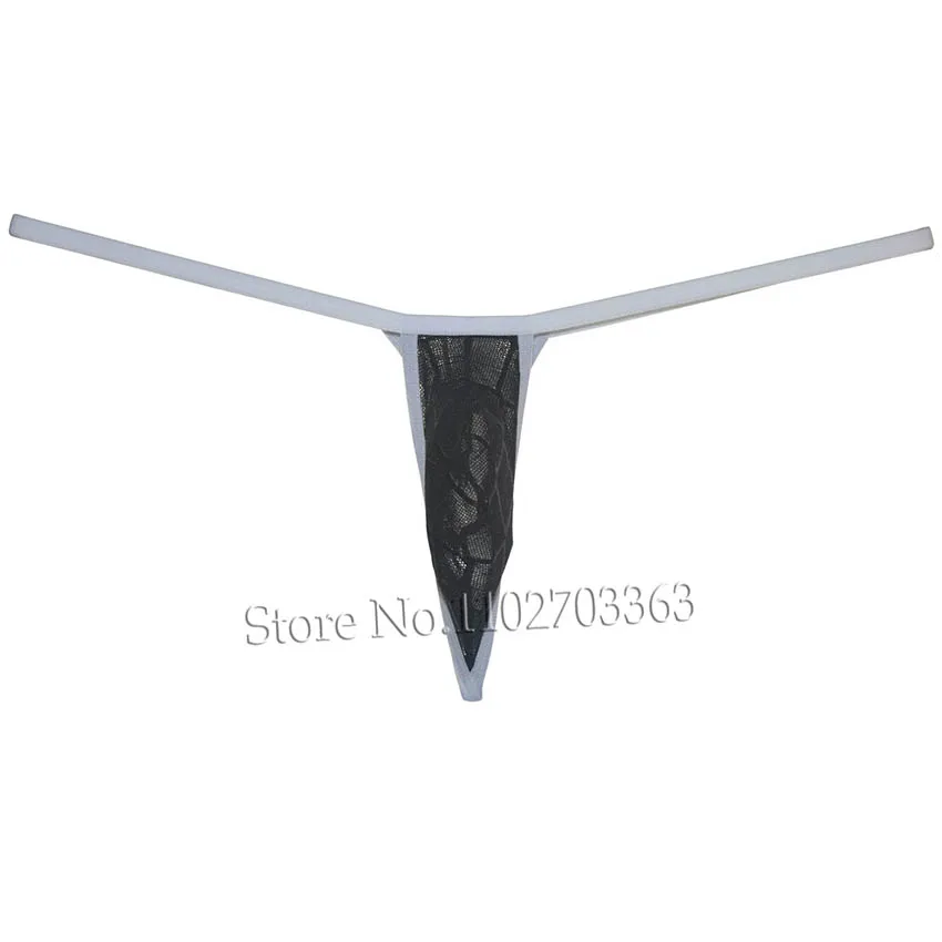 Discover Allure in Men's See-through Micro String Thong Tempting Tangas Slim Pouch Elevate Style with Confidence