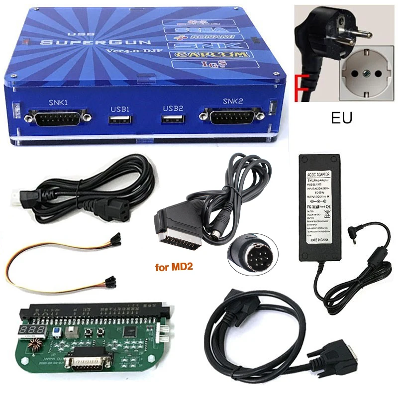 JAMMA to USB Joypad DB15 Gamepad Super CBOX V4.0 Compatible With a Variety of Commonly Used Substrates and Decks