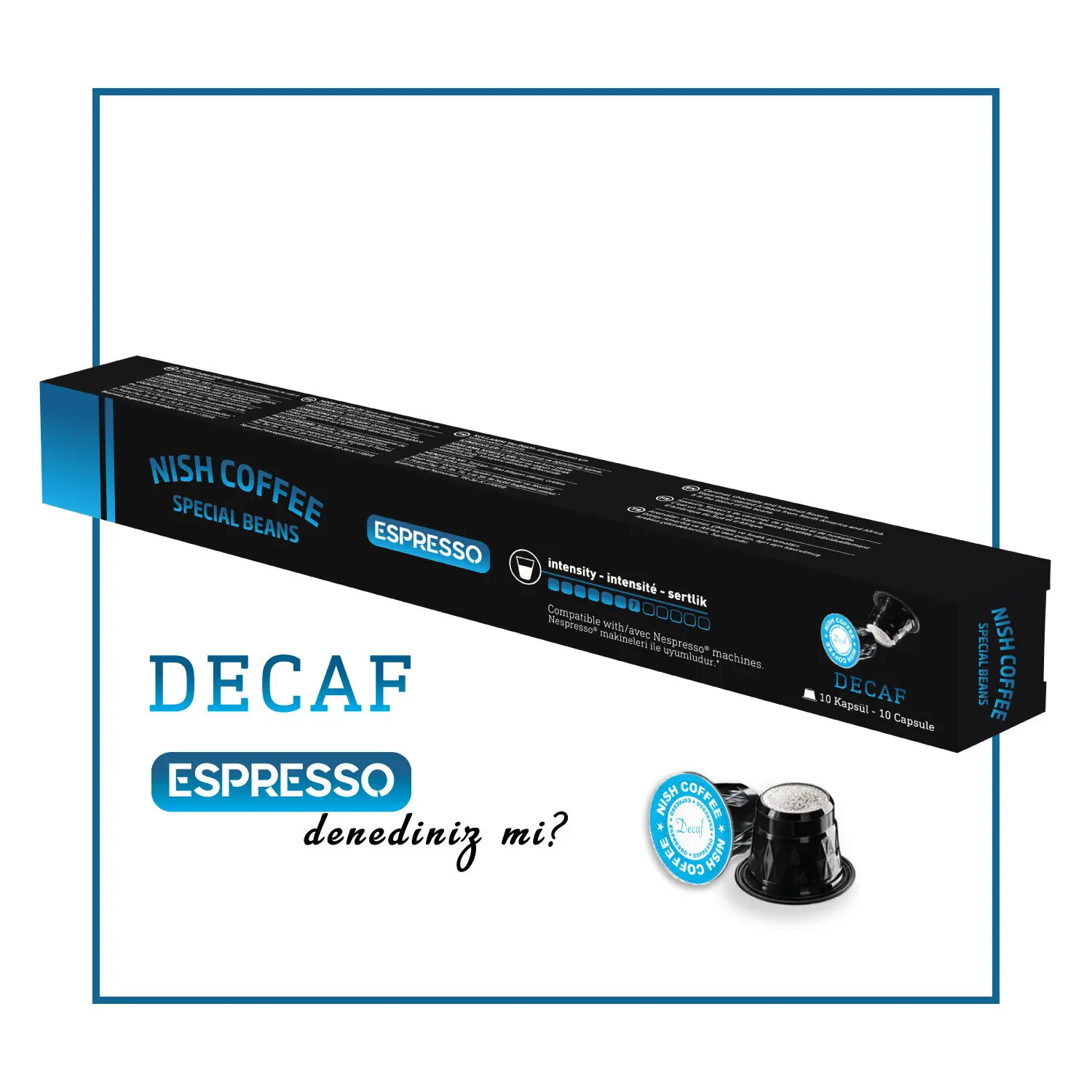 Набор кофе в капсулах для кофемашин Nespresso Nish Decafeinatto 6x10 шт. (art.: 3920c372f0ede) - 3920c372f0ede