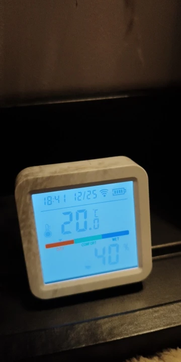 Tuya New WiFi Temperature Humidity Sensor Smart Life Backlight Hygrometer Thermometer Sensor Support Alexa Google Home Assistant photo review