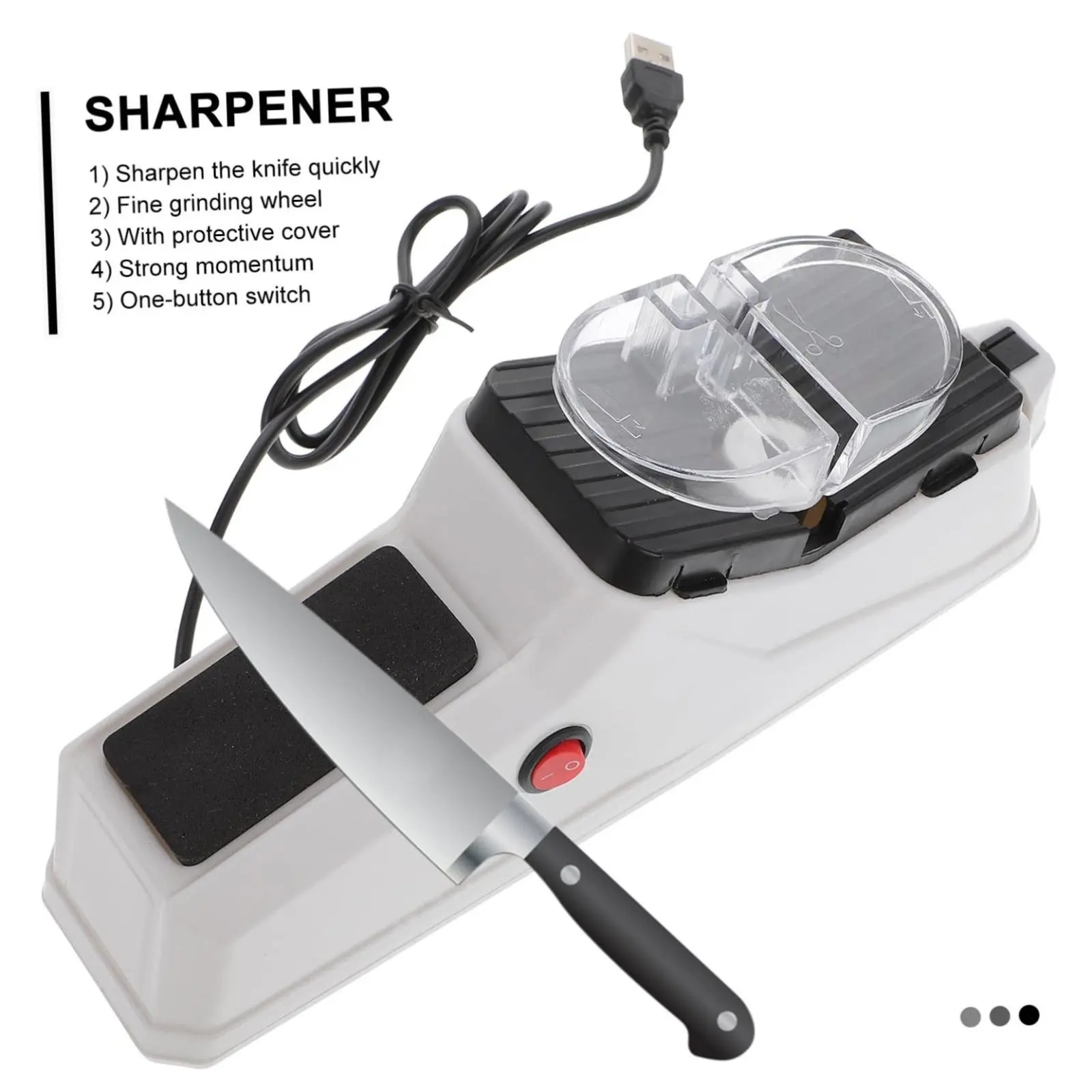 

New knife sharpener electric automatic, ladies home fast professional kitchen sharpener, kitchen knife, scissors, cutting tools