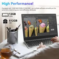 15.6 Inch Laptop 12GB DDR4 512GB SSD Intel N5095 Processor IPS Display 1080P Windows11 38000mAh Battery Business & Home Laptop - Image 3
