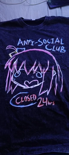 Anti-Social Club T-Shirt - Bocchi Collection photo review