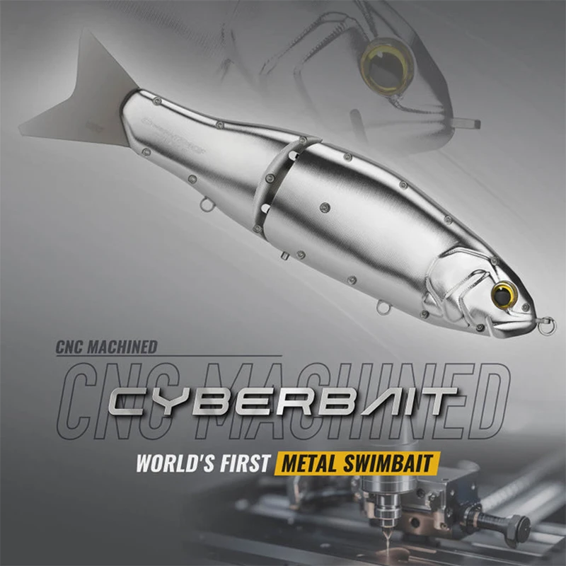 Gomexus サイバーベイト240 ケース付き Gomexus Cyberbait 240 Metal Glide Bait with Lip & Tails