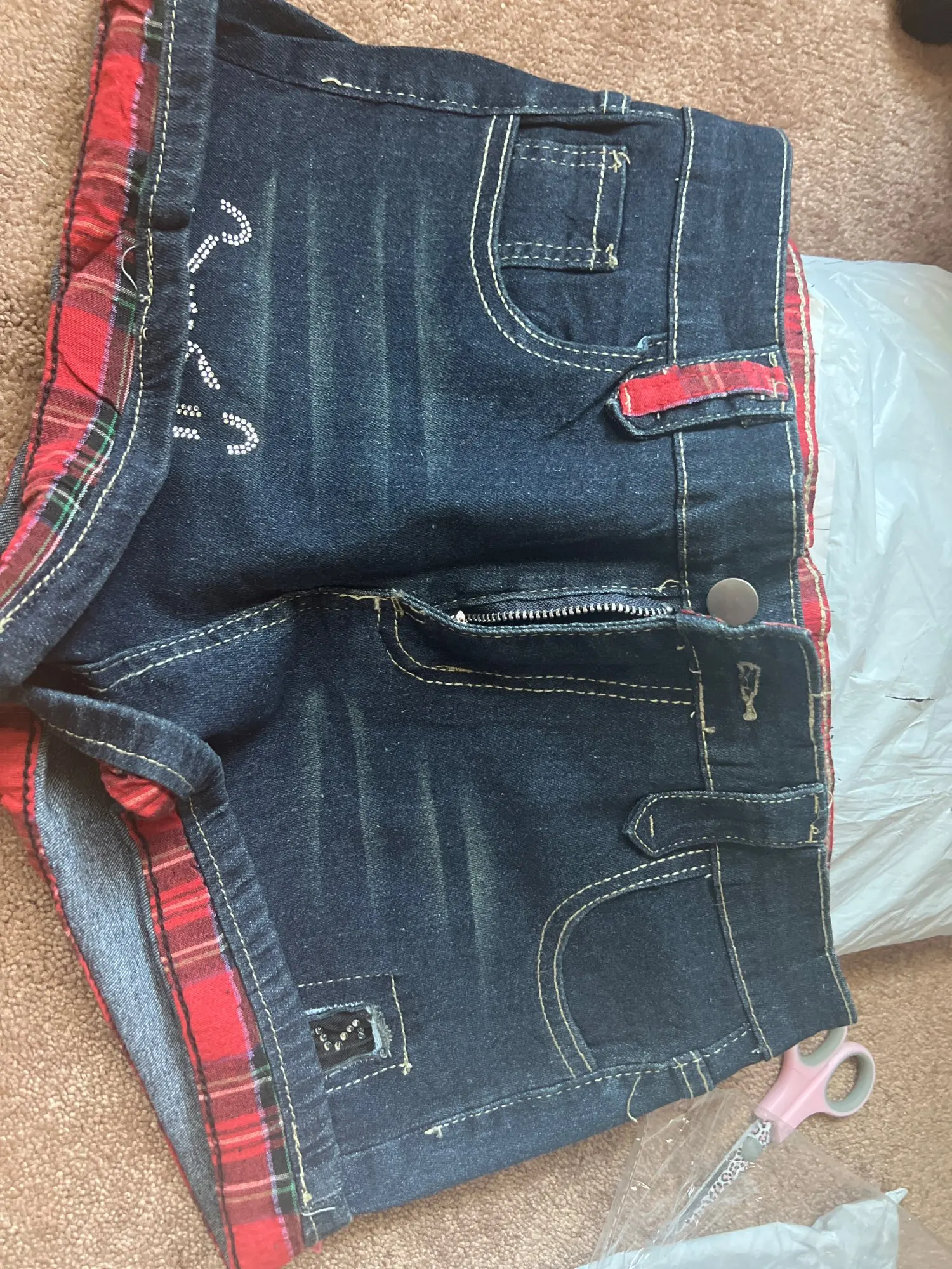 Kawaii Denim Shorts - Y2K Aesthetic photo review