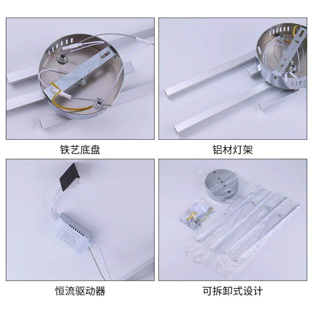 Modern Led Ceiling Lights 12W 18W 24W Dimmable Ceiling Lamp AC 85-265V Nordic Creative Ceiling Chandelier Indoor Lighting