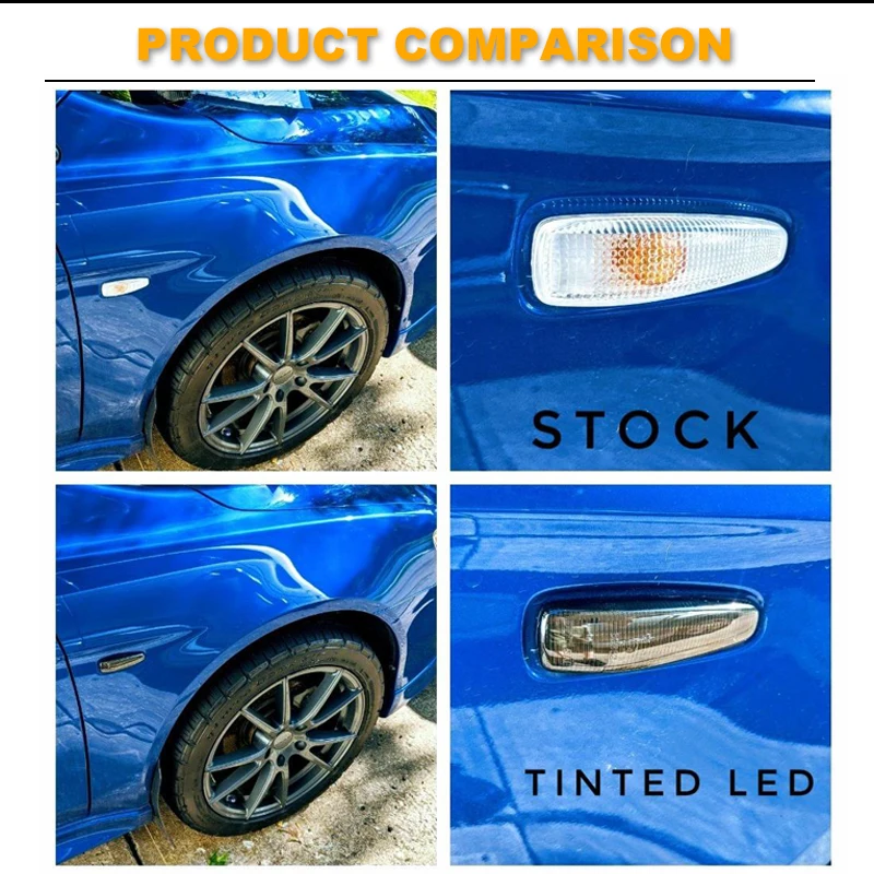 LED Dynamic Turn Signal Side Marker Sequential Light For Mitsubishi Lancer Evolu