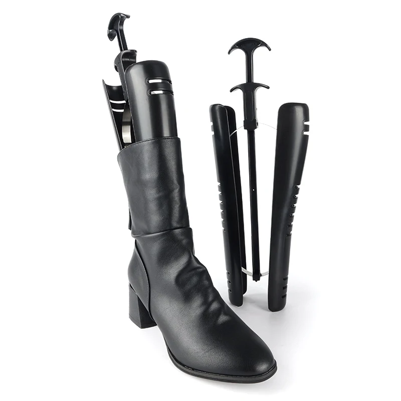 1 Pcs 29cm/11.42inch Practical Boots Plastic Stand Holder With Handle Womens Boot Shoe Tree Stretcher Long Shaper