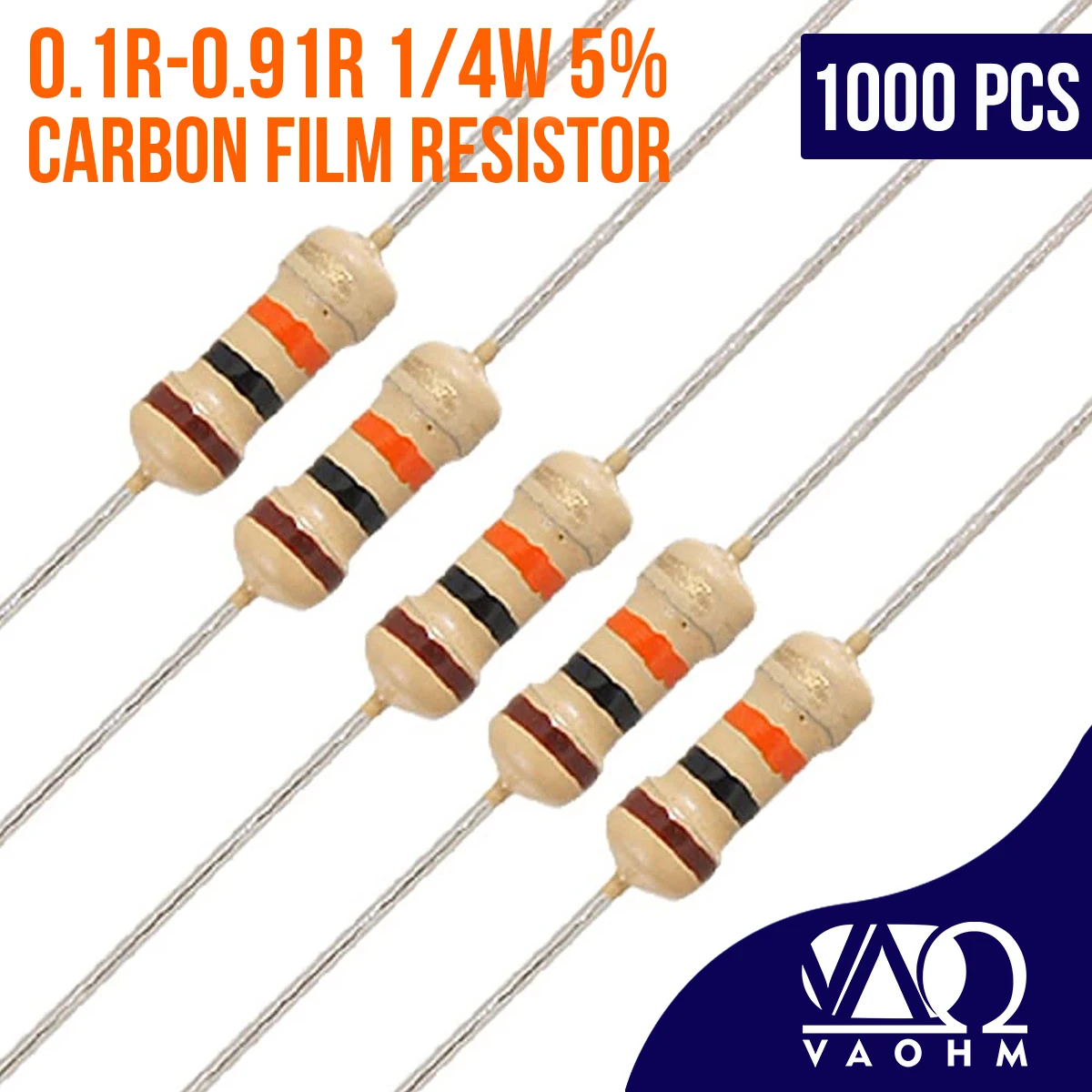 RESISTOR-5-0-25W-0R1-0R12-0R15-0R18-0R22-0R24-0R27-0R3-0R33-0R36-0R39 ...