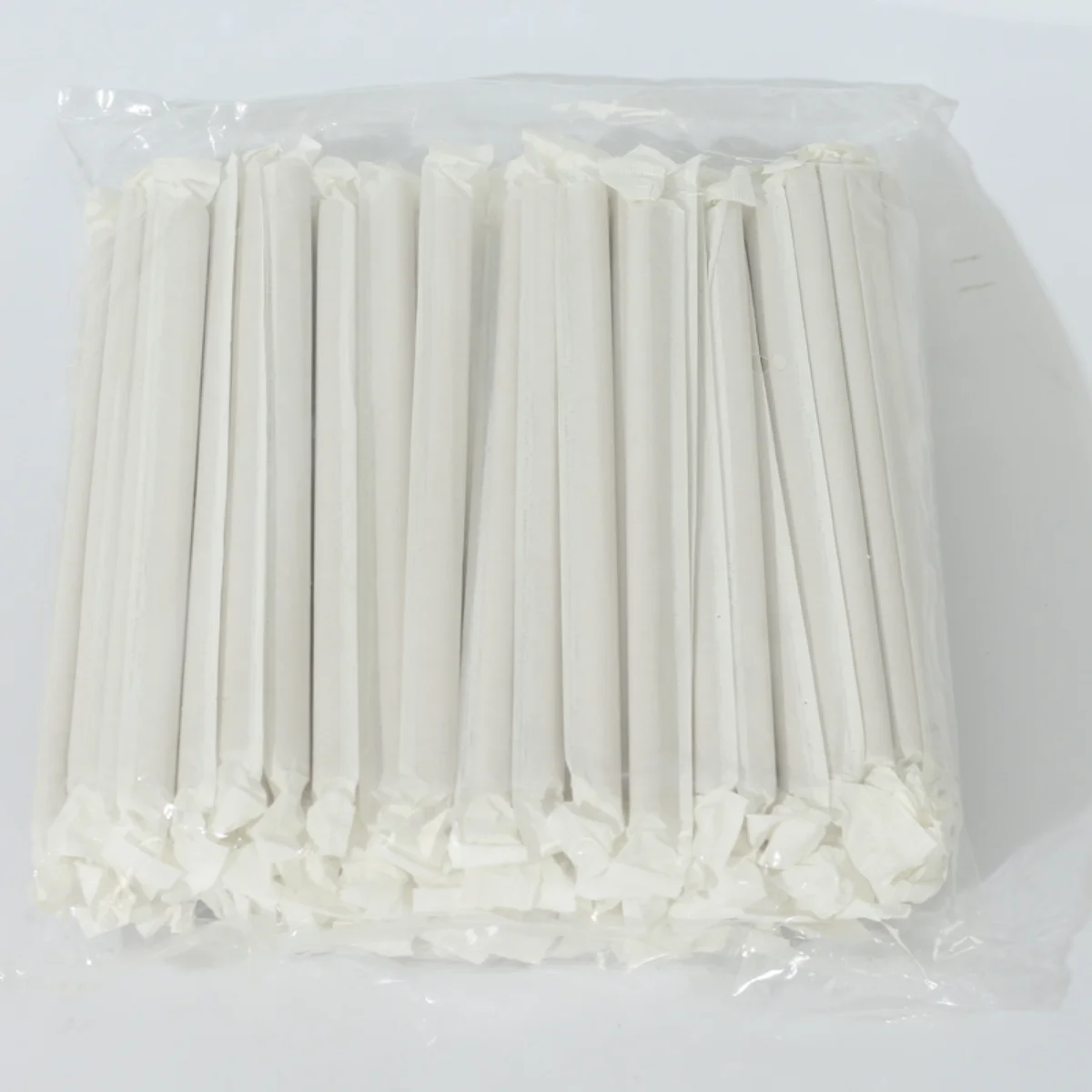 Biodegradable Jumbo Smoothie and Milkshake Paper Straws, 200mm*8mm Wide Disposable for Drink