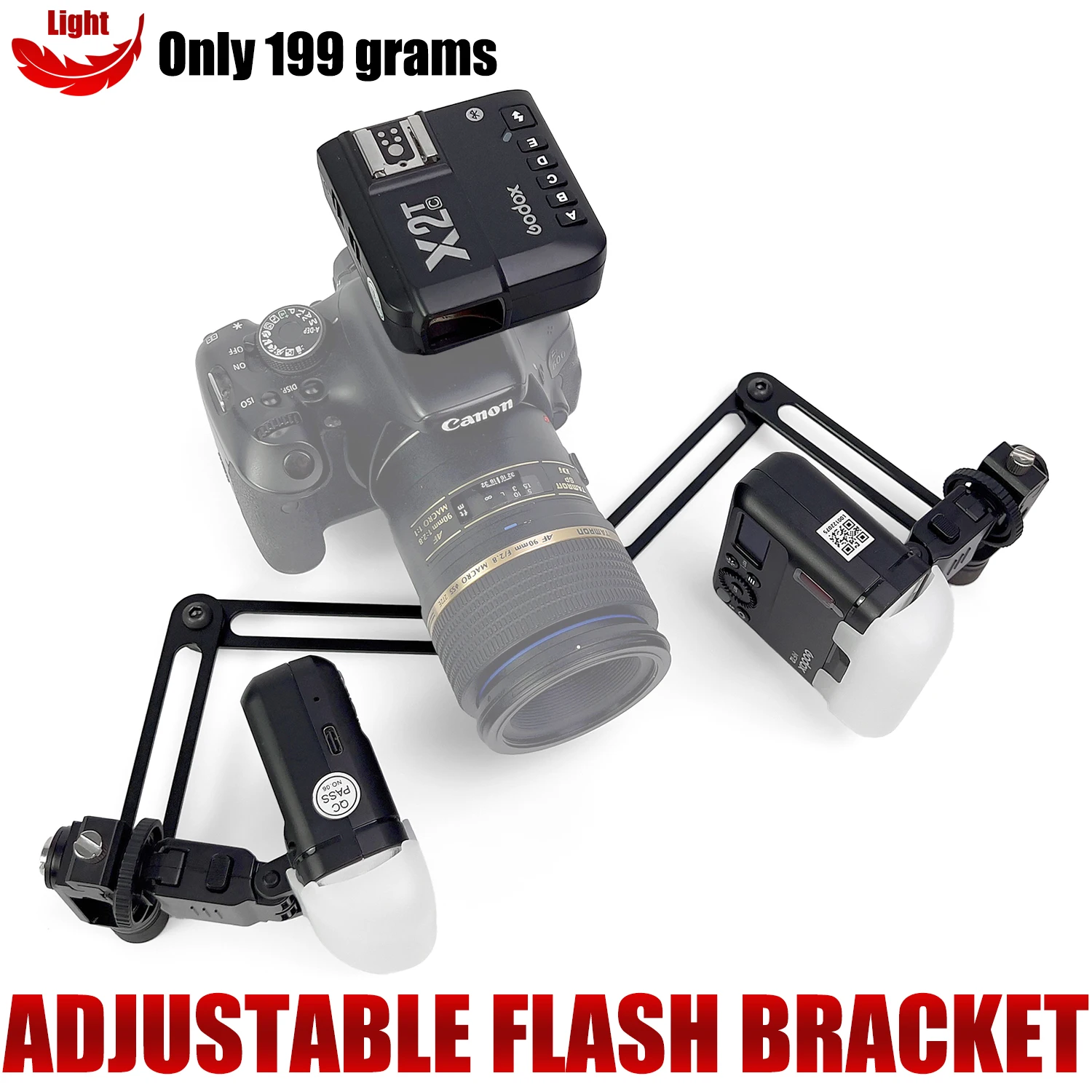 OralMacroAndDentalPhotographySLRDSLRCameraTwinFlashBracket