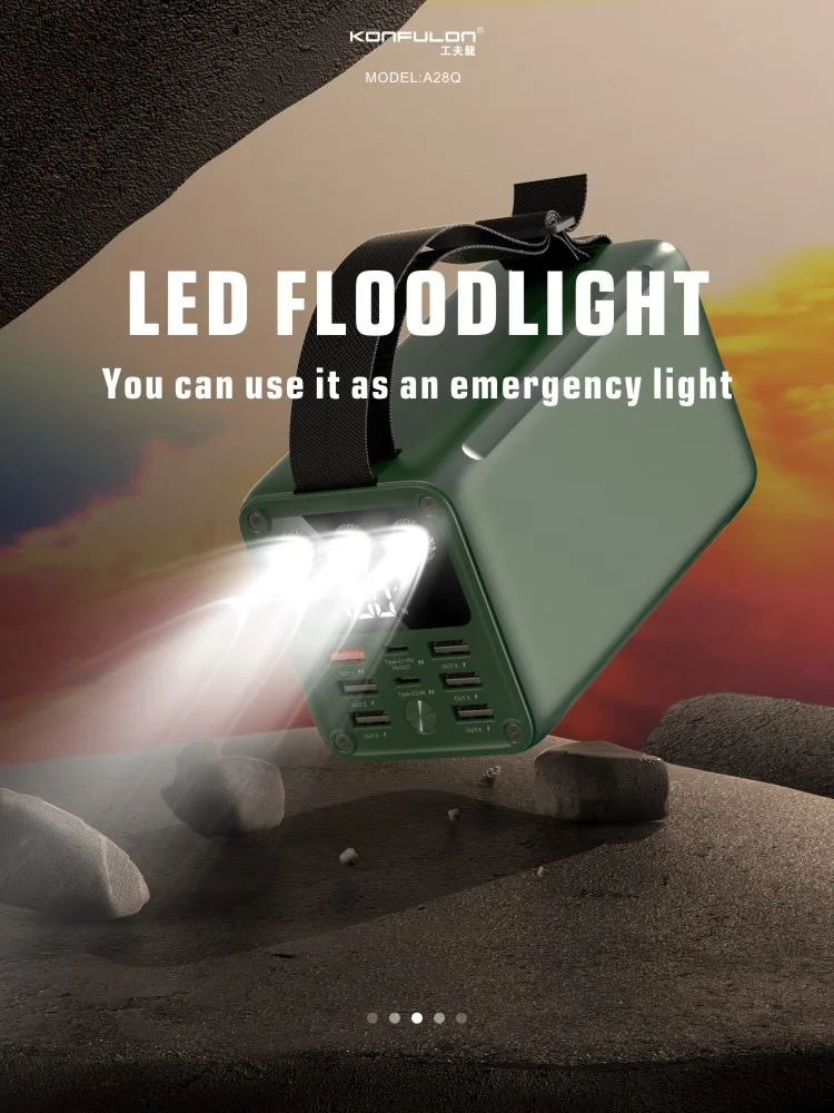 Batterie Externe 60000mAh USB-C – Charge Rapide 22.5W avec Écran LCD NESTO.MA