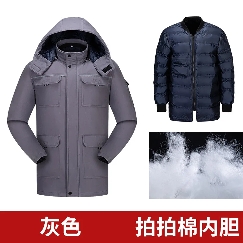 Winter super thick winter waterproof windproof ski outdoor camping super warm cotton jacket