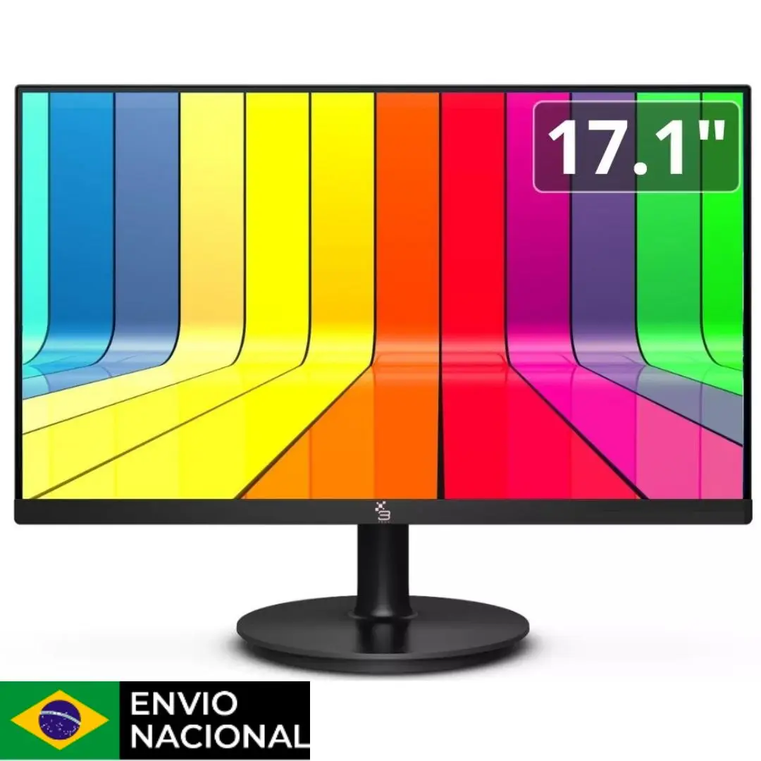 Monitor-17-1-LED-Widescreen-75Hz-HD-HDMI-VGA-VESA-Ajuste-de-inclina-o ...