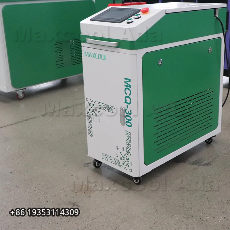 200W Pulsed Laser Cleaning Machine For Wood/Metal Rust/Oil/Paint Removal No Damage Base Material