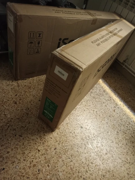 ISCooter i9-patinete eléctrico de 8,5 pulgadas, 350W, 7,5Ah, 30 km/h, para adultos, neumáticos de panal de 30km de alcance, Scooters plegables con aplicación photo review