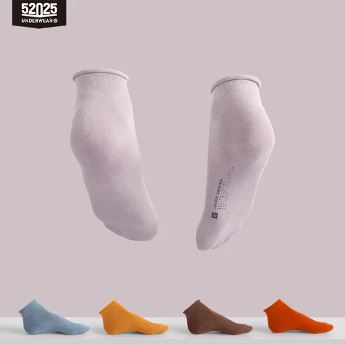 52025 롤-블라우스 암모니아 코튼 발목 여성 양말 여성 중반 세미 통 컬링 양말 비 바인딩 블라우스 조품 편안한 스위트 스타일 소녀용 양말 양말 2