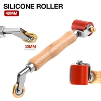 40mm Silicone Handwheel, Silicone + Brass Double-ended Seam Roller, 6mm Brass Pressure Wheel, PVC Seam Welding Tool/Welding Tool 1
