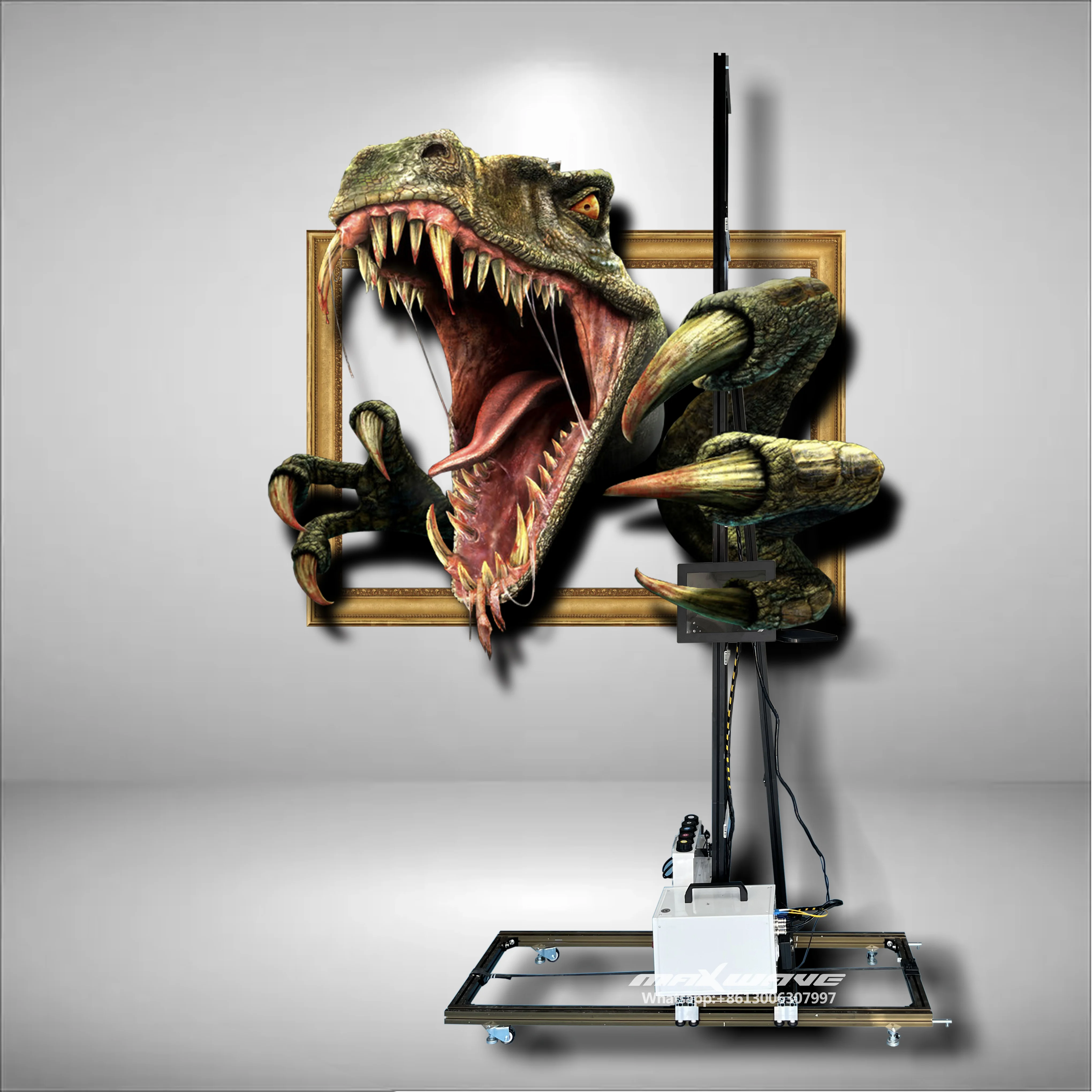 Cmykw Digital Canvas Art Direct To Wall Image Printing Machine Price 3d